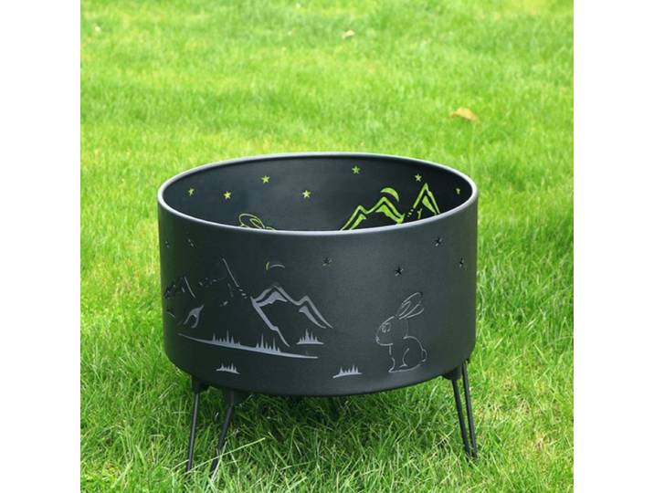 Mini poêle à quatre coins, grilles de Barbecue pour 3-5 personnes, Portable, chauffage domestique en plein air, poêle pliant, poêle de fête touristique