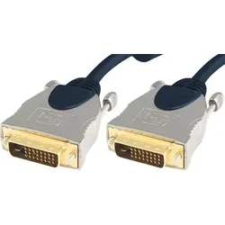 DVI Anschlusskabel DVI-D Stecker > DVI-D Stecker 24+1 Dual-Link schwarz 10,0m
