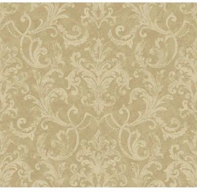 Seabrook Designs Cinna Damask Unpasted Wallpaper