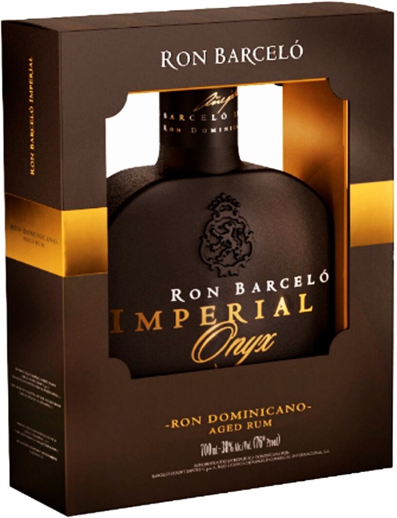 Barceló Estuche ron Imperial Onyx.