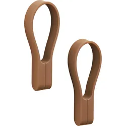Zone Denmark Handtuch-Aufhänger für Wandhaken Terrakotta magnetisch 2 St.