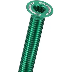CARBON-TI Aluminiumschraube X-Cap TORX M6x35 Logo | grün