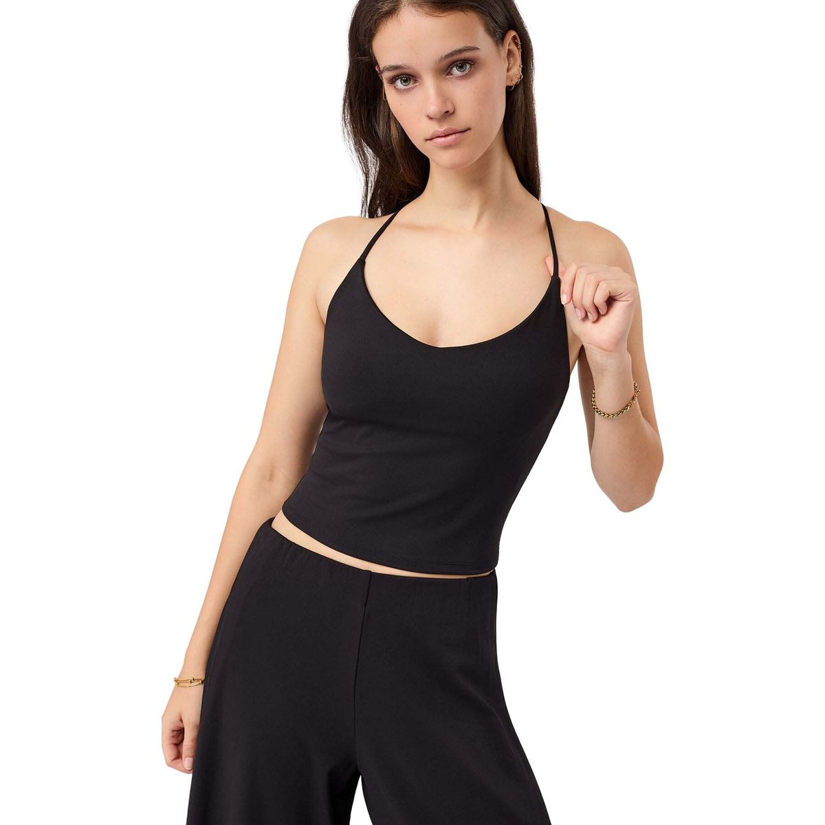 Mandala Cropped Pilates Top black L TO08JE55-Cropped-Pilates-Top-black-L