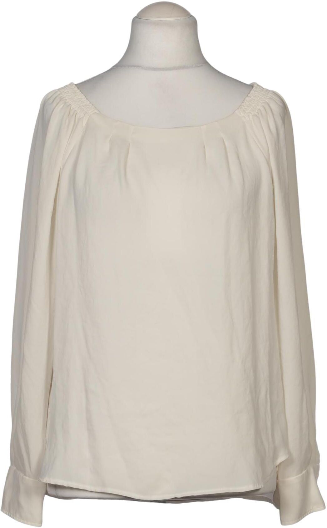 Cain Damen Bluse, Cremeweiß, Gr. EU 40 (Marc Cain N4), Synthetik - Second Hand