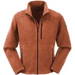 MAUL Herren Unterjacke Oberstdorf II Strickfleece Jac, Größe 52 in Braun 45