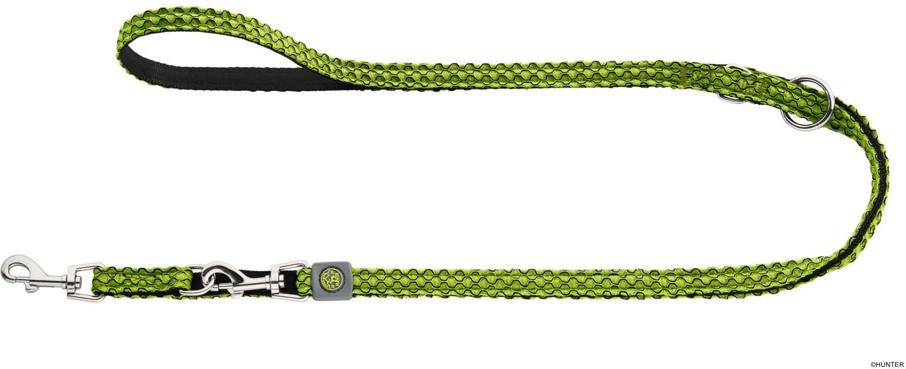 DOG SPORT HUNTER Verstellbare Führleine Hilo 15/200, limette