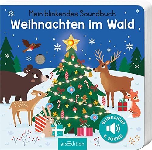 Maria Höck - Mein blinkendes Soundbuch – Weihnachten im Wald: Sound mit 1 LED Die innovative Soundreihe für die Allerkleinsten ab 12 Monaten - Preis vom 09.10.2026 07:28:09 h