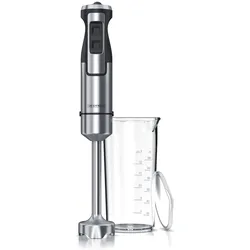 Arendo Edelstahl Pürierstab mit Messbecher Handmixer - Stabmixer - stufenlose Regelung