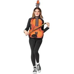 Rasta Imposta Violine Kostüm mit Sound (One Size)