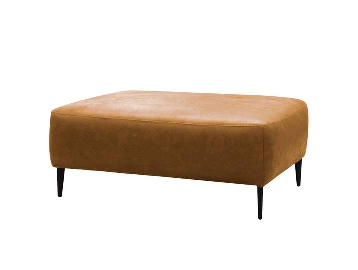 Polsterhocker Chaides 110 x 45 x 70cm Braun Mischgewebe Bulan: Kamel