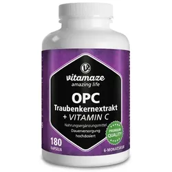 OPC TRAUBENKERNEXTRAKT hochdosiert+Vitamin C Kaps. 180 St