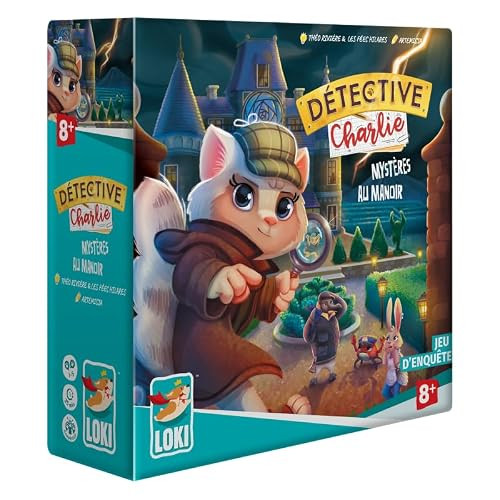 Loki Detective Charlie Mysteries in het landhuis – Onafhankelijk detective-avontuur voor 1 tot 5 spelers