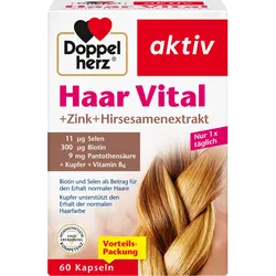 Doppelherz Haar Vital + Zink + Hirse 60 ST