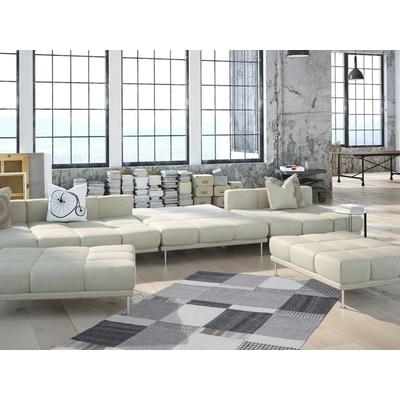 Teppich KAYOOM "Liana 210", beige (natur), B:160cm H:10mm L:230cm, Wolle, Teppiche, Teppich, Handgefertigter Seidenteppich, Unikat, mit Echtheitszertifikat