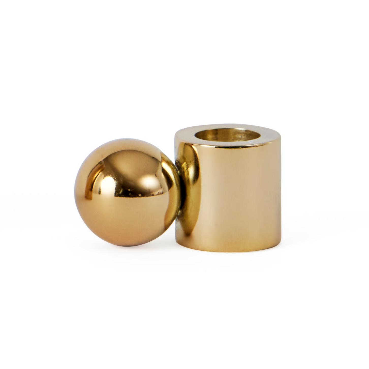 OYOY Palloa kandelaar klein Messing Gold