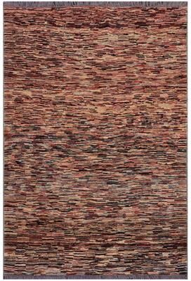 Treasured Knots Boho Earthline Gabbeh Hand Knotted Wool Area Rug