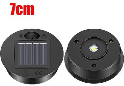Inspire Select Solar Light Replacement Top 1.2V Waterproof LED Solar Panel Lantern Lid For Garden & Outdoor Lights 7cm 4pcs