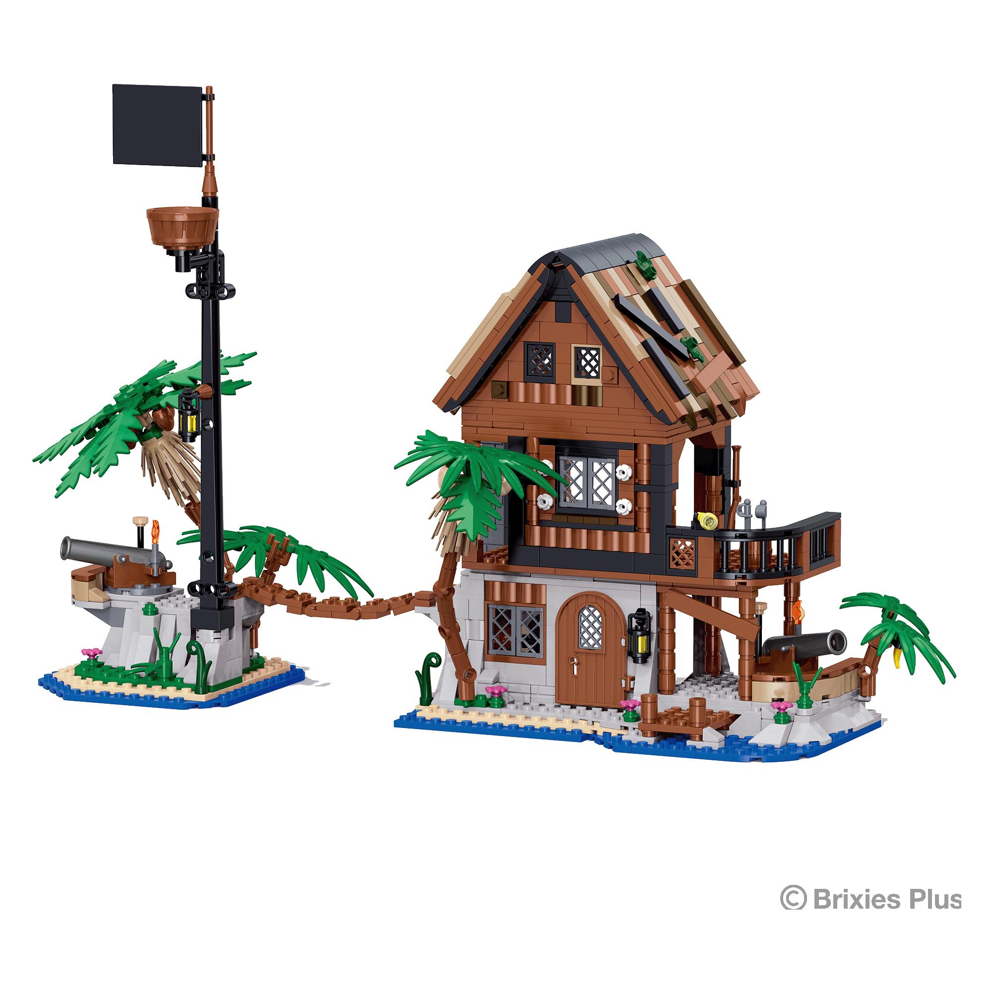 Brixies Plus Pirateninsel gross / Pirate island large (222306)