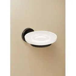 Cosmic Start Wand-Seifenschale WJC419A0032036 110 x 130 x 20 mm, schwarz matt