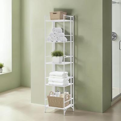 Convenience Concepts Xtra Storage 5 Tier Folding Metal Mesh Shelf