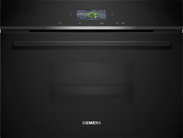 Siemens CD714GXB1 iQ700 Einbaubackofen, 38 l Volumen, bis 100 °C, Dampffunktion