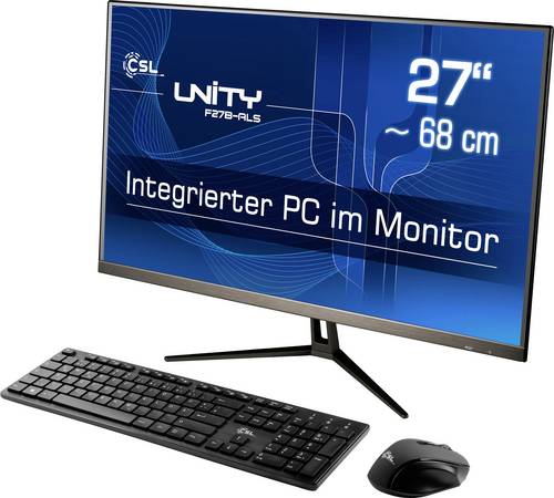 CSL Computer All-in-One PC Unity F27B-ALS 68.6cm (27 Zoll) Full HD Intel N N200 3.7GHz 16GB RAM 512GB SSD Intel UHD Graphics Win