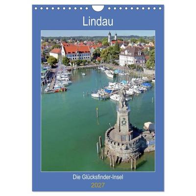 Lindau. Die Glücksfinder-Insel (Wandkalender 2027 DIN A4 hoch), CALVENDO Monatskalender