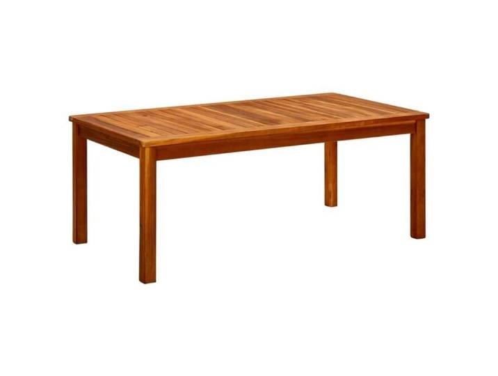 Promo Table Extérieure LMT - Table basse de jardin 110x60x45 cm Bois solide d'acacia 9 8Kg