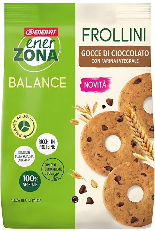 Enervit Enerzona Balance Frollini Gocce Di Cioccolato Con Farina Integrale 250 g