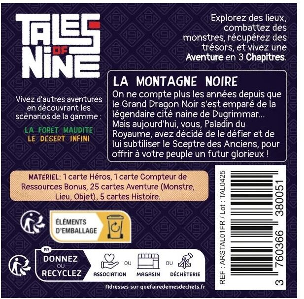 Arkham Society Tales of Nine 1 : La Montagne Noire