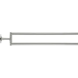 Duravit Starck T Handtuchhalter, zweiarmig, 0099417000, Farbe: Edelstahl gebürstet