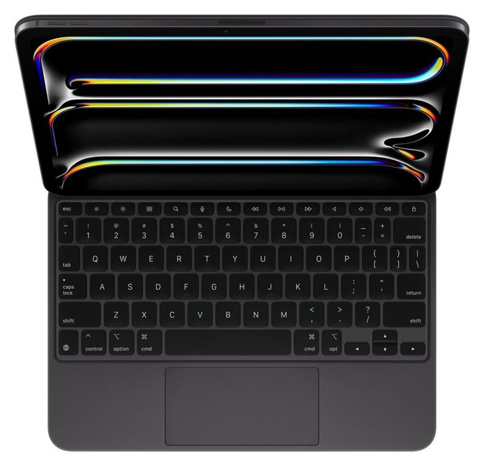 Tastaturhülle Apple Magic Keyboard MWR23RO/A für iPad Pro 11" (M4), rumänisches Layout, Schwarz