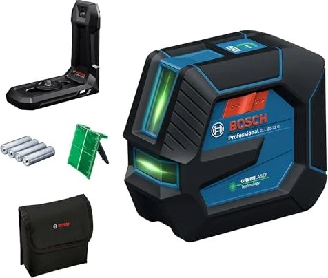 BOSCH Professional Akku-Linienlaser GLL 20-22 G 0.601.065.600 (4× AA)