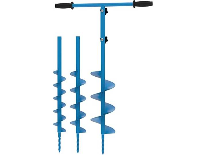 Güde 94415 Handerdboor GH 80-150 3-in-1 (geleverd met drie verschillende booropzetstukken), blauw, 68 x 23 cm