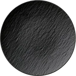 Villeroy & Boch Servierteller Coupe 25 cm Porzellan Schwarz