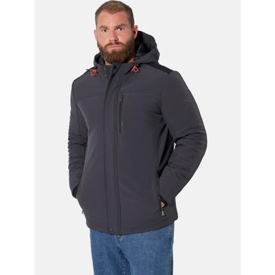 Softshelljacke JAN VANDERSTORM "Softshelljacke FIRSEN", Herren, Gr. 64, dunkelgrau, Jacken Softshelljacke
