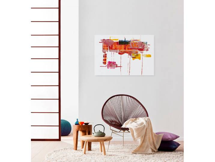 Leinwandbild KOMAR Ruby Red - Grösse 60 x 90 cm , bunt (farbe bild(er): bunt), B:60cm, Holz, Papier, Bilder, Leinwandbild, Keilrahmenbild mi Echtholzrahmen
