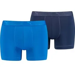 PUMA Herren Unterhose SPORT MICROFIBER BOXER 2P, Größe XL in Blau Blau