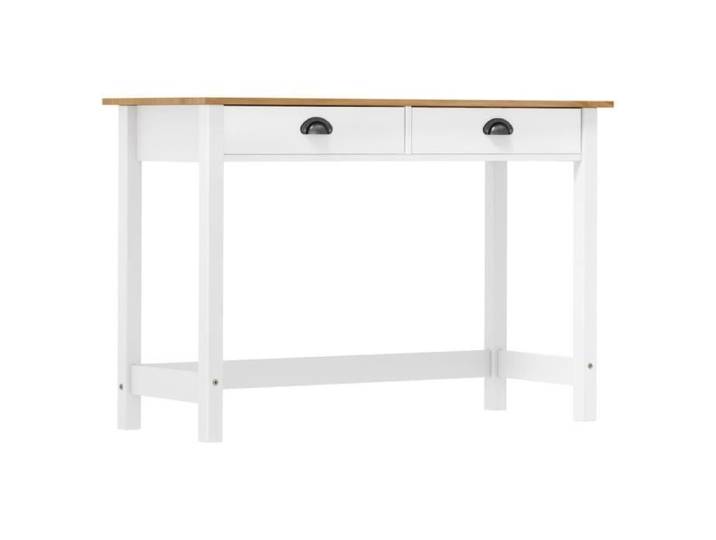 Table console - ESTINK - Hill Range - Bois de pin massif - 2 tiroirs - 110x45x74 cm