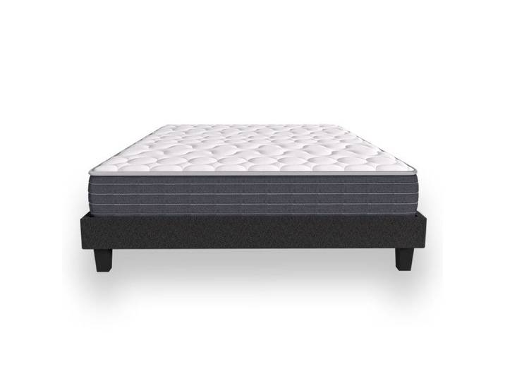 Ensemble matelas mémoire + sommier 90x190 Memo HR Hbedding - Mousse ergo mousse HR