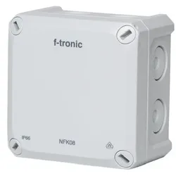 F-Tronic FR-Abzweigkasten 85x85x54mm Membran IP66 PS gr NFK08gr