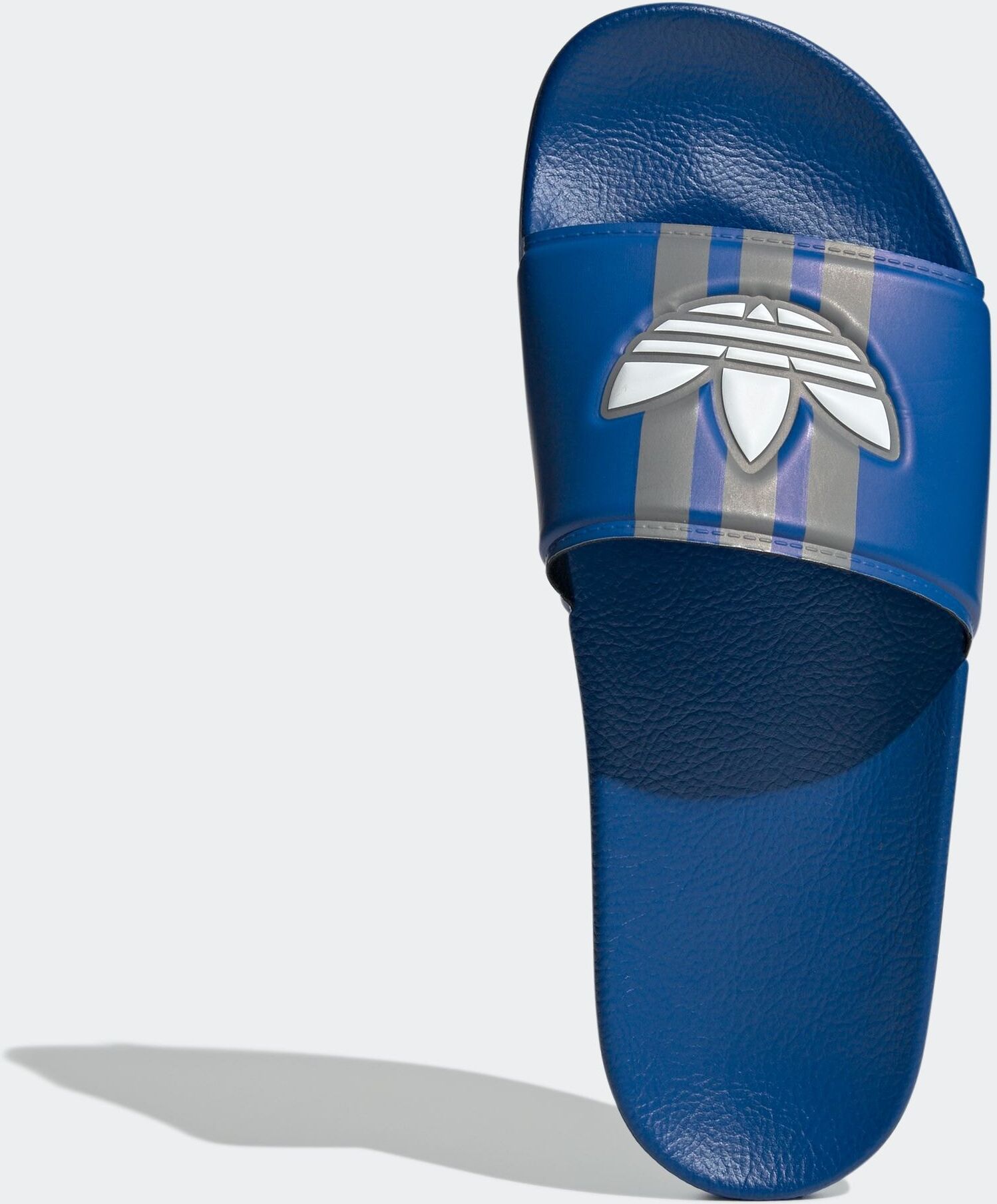 Badesandale ADIDAS ORIGINALS "ADILETTE", Herren, Gr. 38, blau (blau, cloud weiß, grau three), Synthetik, Schuhe Badesandale, Badelatschen blau, cloud weiß, grau three 38