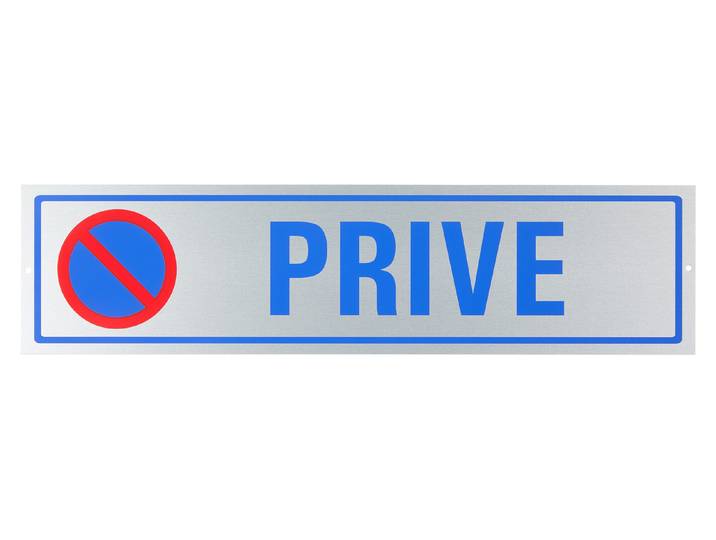 Schild Privé 40 × 10 cm