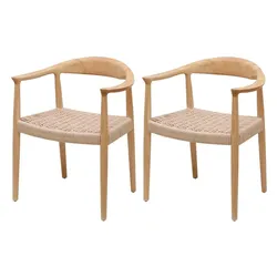 Stuhl 2er-Set   ¦ braun ¦ Maße (cm): B: 64 H: 72