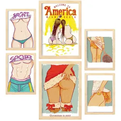POSTER Set Mit 6 Frech In Rustikale Zitate A3 & A4 Rahmen Aus Hellem Holz