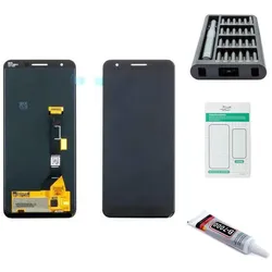Pixel 3a Display schwarz - Premium-Set