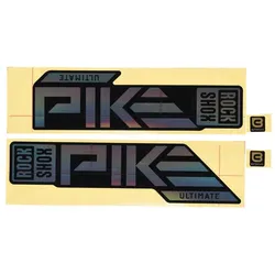 ROCKSHOX Sticker Decal Set für Pike Ultimate / gloss Rainbow Foil / G