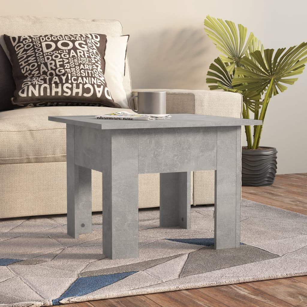 Ivy Bronx Coffee Table 55x55x42 cm Engineered Wood Concrete Grey 42cm H X 55cm W X 55cm D