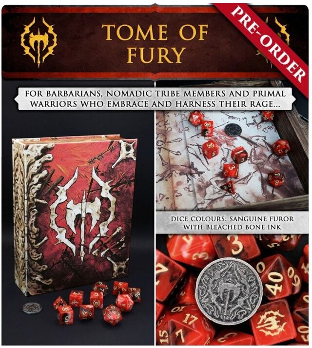 Artefact Games Tome of Fury (Barbarian)