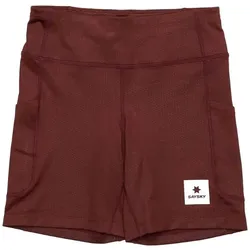 Saysky Damen Combat+ Short Tights 7'' rot